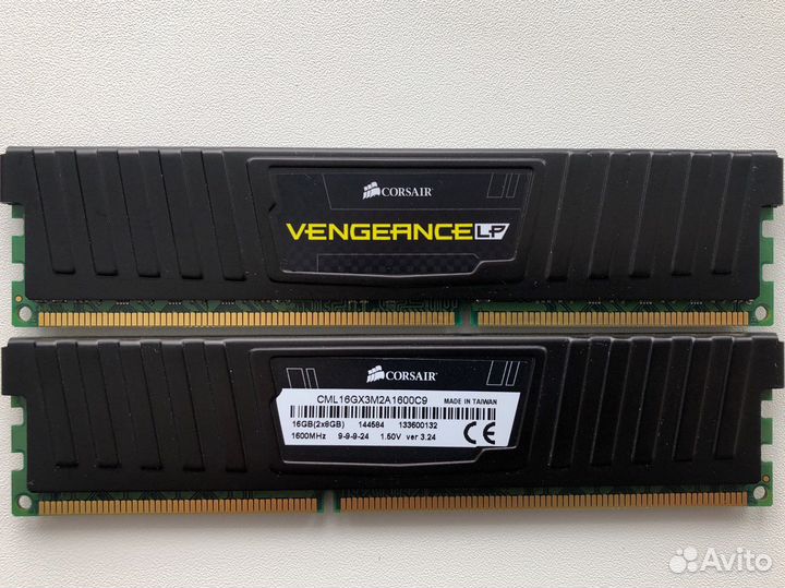 Оперативная память Corsair Vengeance 8GB DDR3 Kit