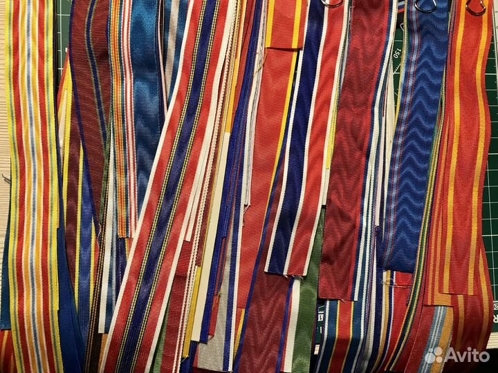 Медальные ленты. Комплектующие для наград