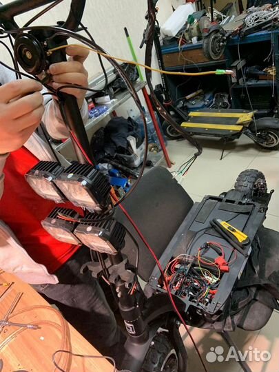 Ремонт и тюнинг электросамокатов