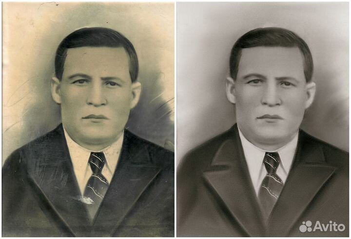 Восстановление старых фотографий вручную