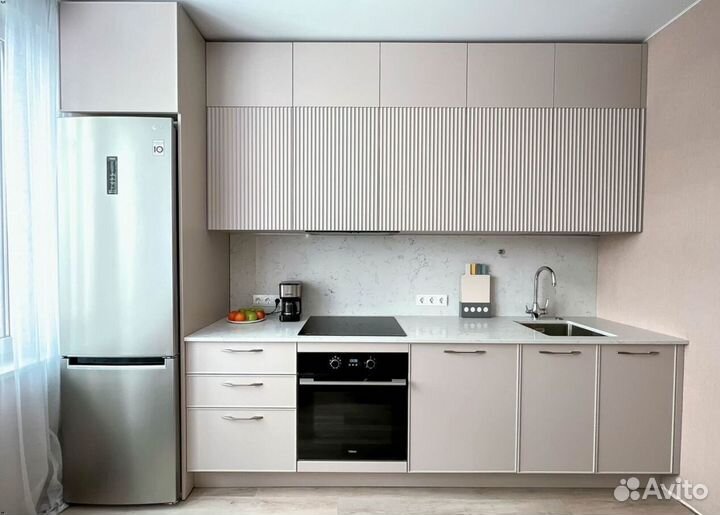 Кухня Розово-Алая напрямую от фабрики на заказ