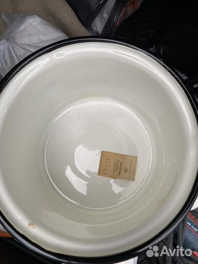 Кастрюля эмалированная новая СССР