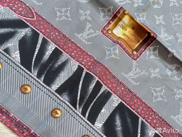 Платок серый Шелк Louis Vuitton