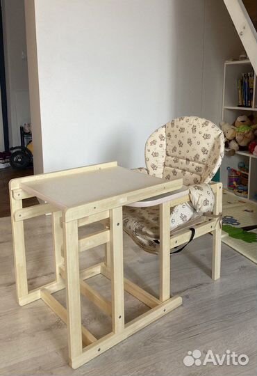 Стульчик для кормления ребенка трансформер 2в1