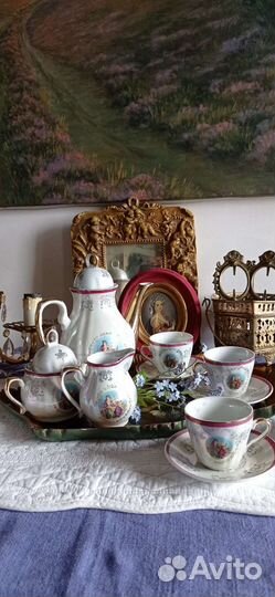 Кофейный сервиз, фарфор, япония