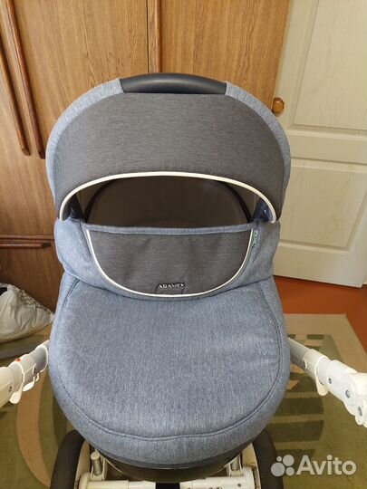 Коляска 2 в 1 adamex Monte carbon