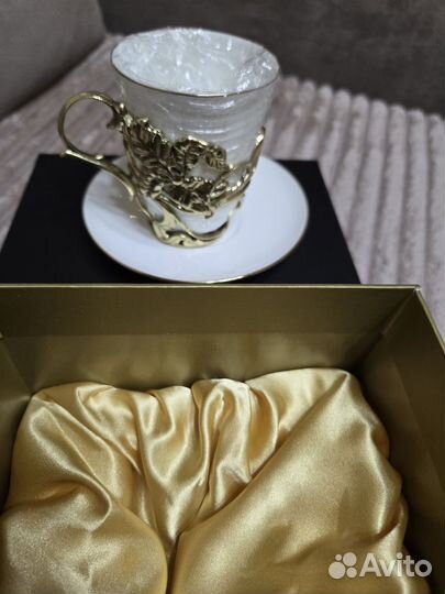 Чашка с блюдце императорский фарфор