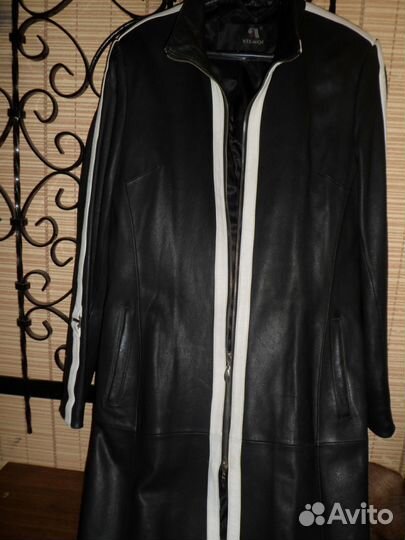 Кожа-Кардиган\отличное состояние\