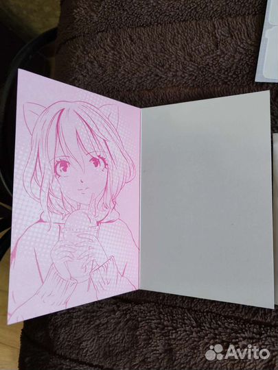 Открытка с аниме, стикеры NKS наклейки стикерсы