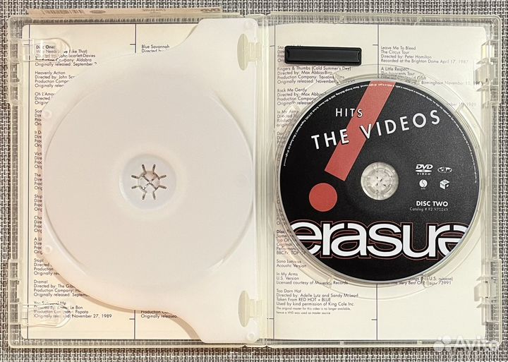 Erasure - Hits The Videos 2DVD USA