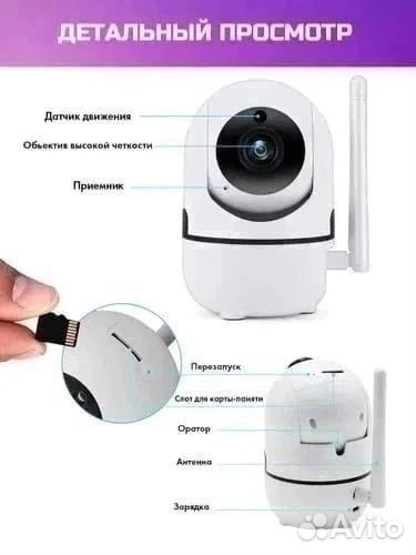 Умная Wi-Fi камера видеонаблюдения
