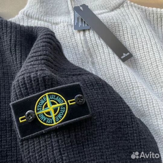 Зип свитер stone island