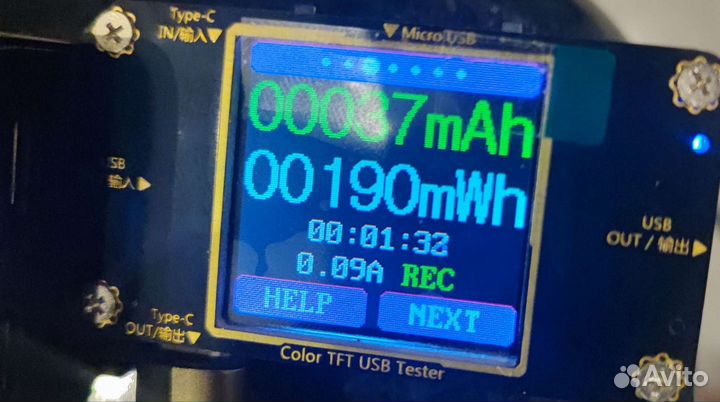 USB тестер с Bluetooth