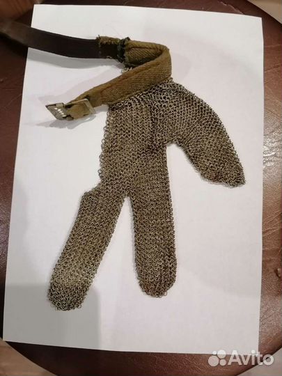 Перчатка кальчужная из технического серебра