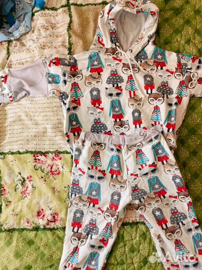 Детские вещи на девочку пакетом 86 92