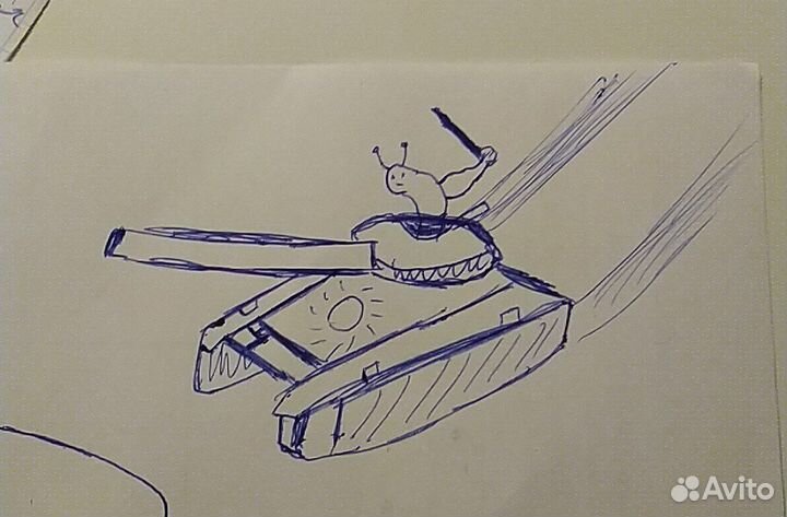 Арт на заказ (в тетради)