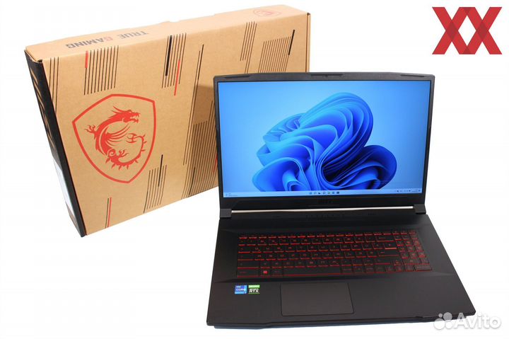 Новый 17.3 MSI Katana GF76 i7 12th/16/512/3050 Ti