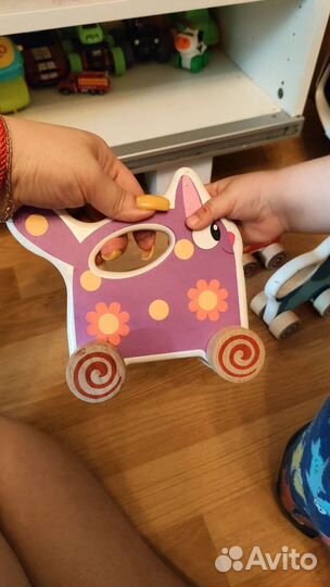 Игрушки из мультика деревяшки