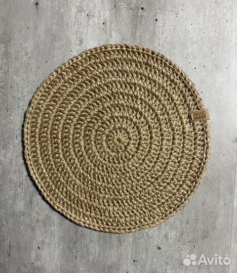 Сервировочные салфетки из джута набор