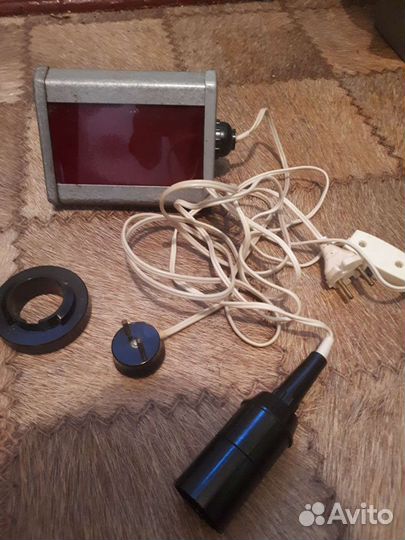 Лампа красного свечения СССР (для проявки фото)