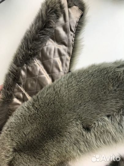 Меховой воротник песец