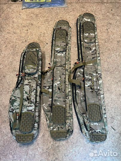 Чехол жесткий для удочки 110см, 135см, 150см