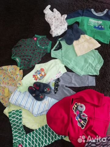 Детские веши пакетом на мальчика от 0 до 2 лет