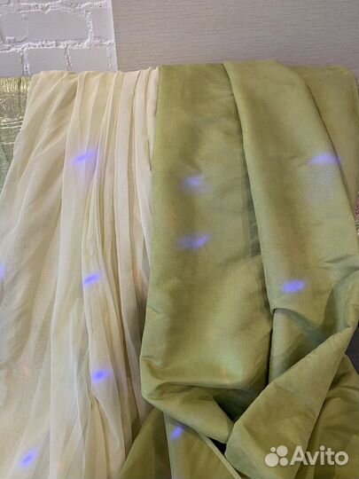 Комплект:штора и тюль Леруа Мерлен