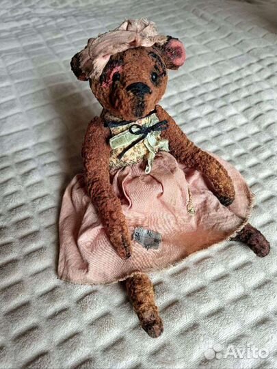 Интерьерная игрушка ручной работы медведица