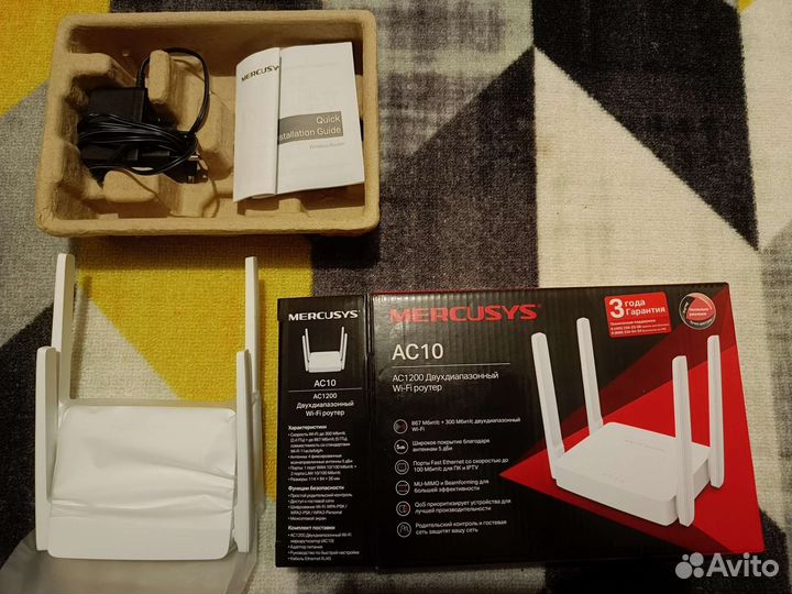 Wifi роутер mercusys ac10