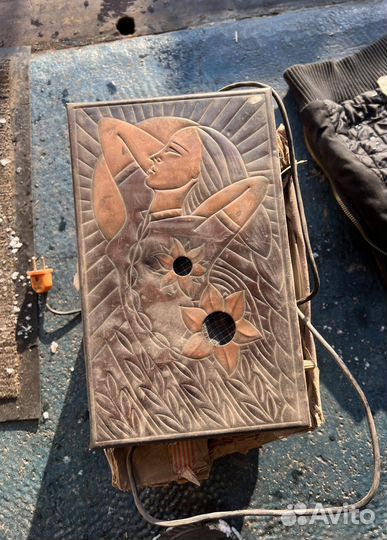 Колонка-радио чеканка