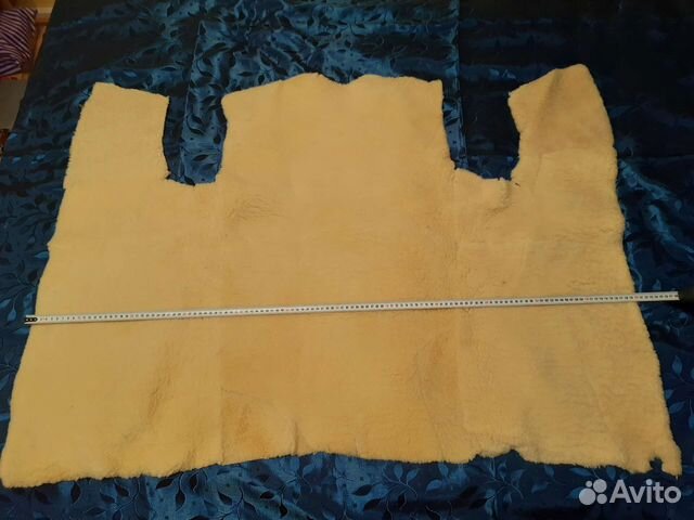 Натуральная овчина заготовка жилета