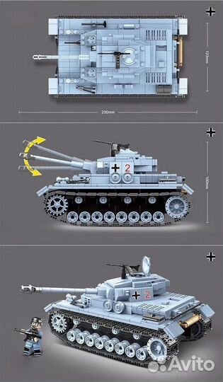 Лего Танк Pz IV