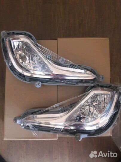Проивотуманная фара Hyundai Solaris 2010-2014