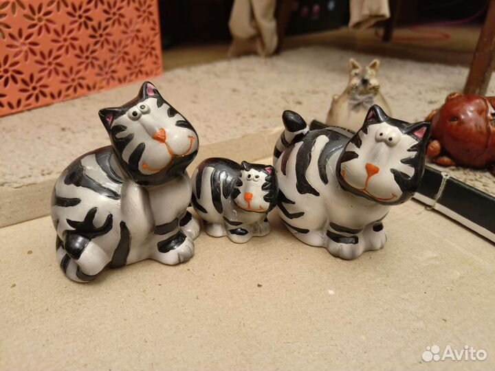 Коты статуэтки фигурки безделушки