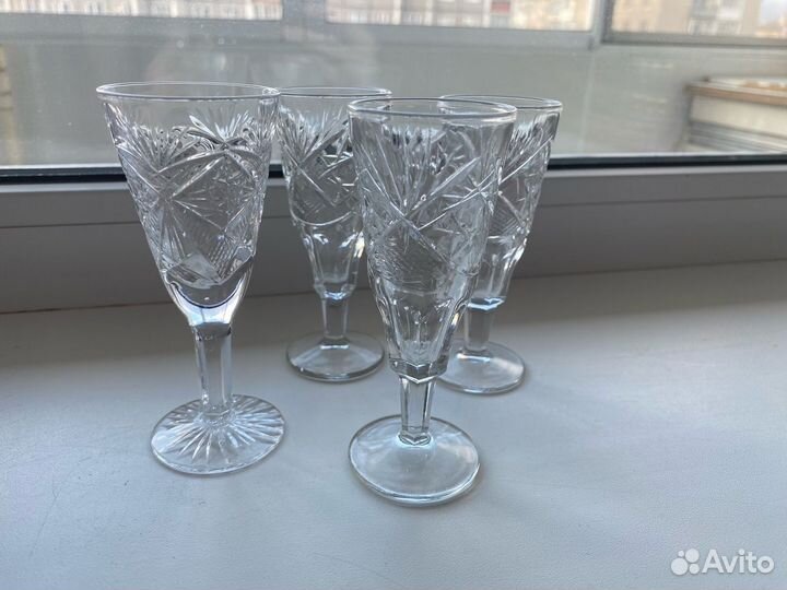Рюмки хрустальные
