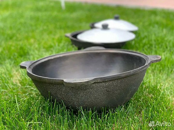 Чугунные настоящие казаны