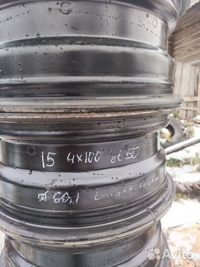 Диски штампованные r15 4x100
