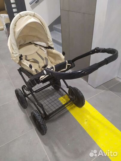 Б/у с 2020 г. Коляска 2 в 1 эко кожа классическая