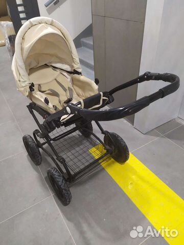Б/у с 2020 г. Коляска 2 в 1 эко кожа классическая