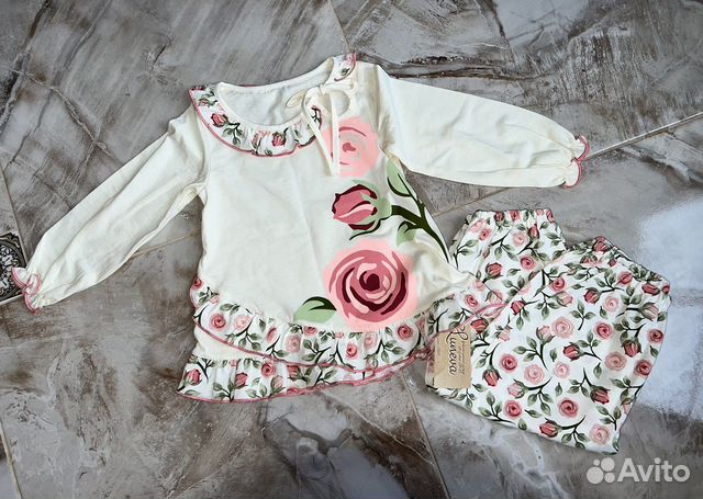 Сет/Костюм/Пижама на девочку новый с биркой