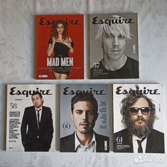 Журналы Esquire 2009-2015