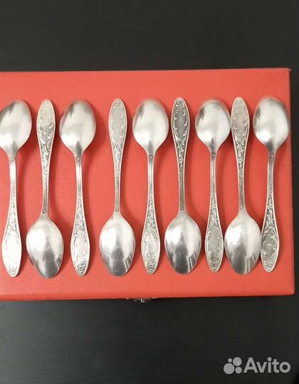 Чайные ложки из мельхиора СССР