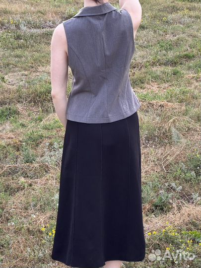 Серый жакет