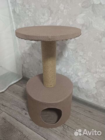 Когтеточка домик для кошки новый
