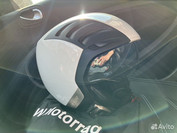 Мото шлем BMW с гарнитурой