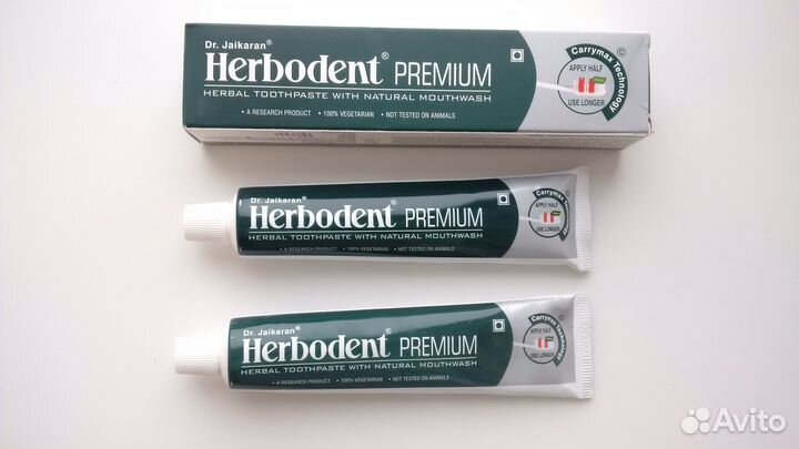 Зубная паста травяная 2 шт