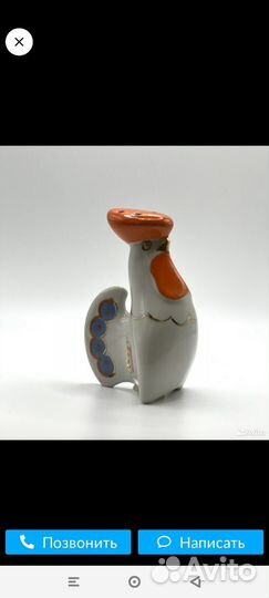 Солонка. Петушок для соли. СССР