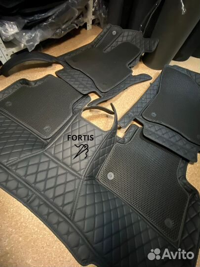 3d коврики из экокожи с EVA эва вставками