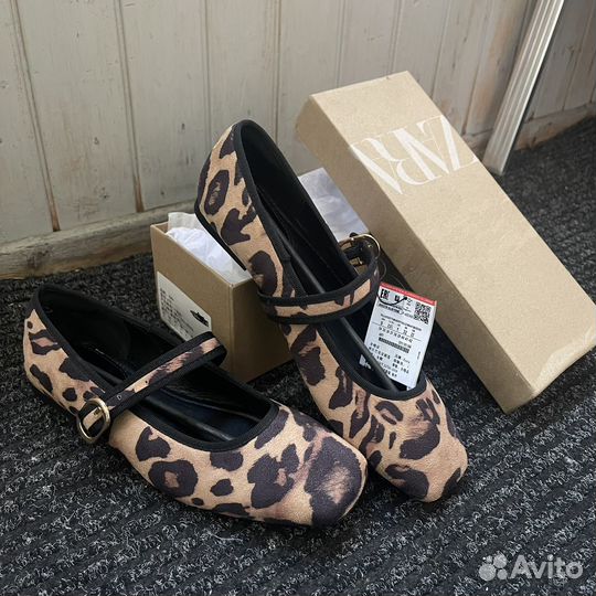 Балетки mary jane zara 39.5-40 размер